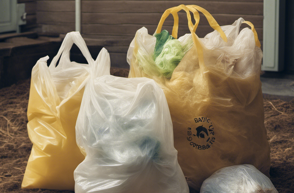 How do reusable and compostable bags impact recycling?