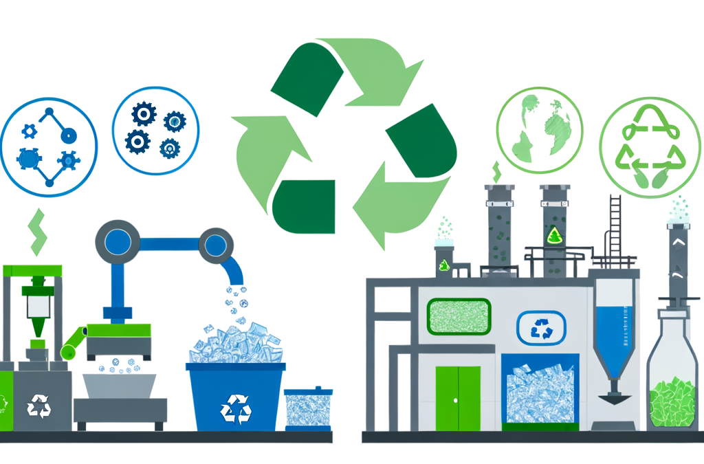 La diferencia entre el reciclaje de plástico químico y el reciclaje de plástico mecánico